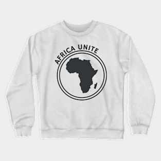 Africa Unite Black Crewneck Sweatshirt